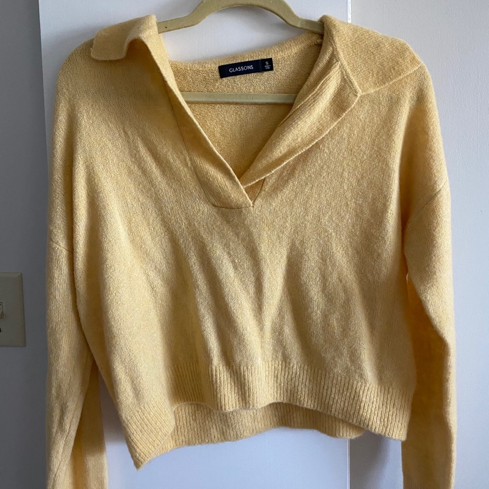 Yellow Glassons Spring Sweater